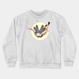 I believe I can fly fairy faerie elf dragonfly wings flying Crewneck Sweatshirt